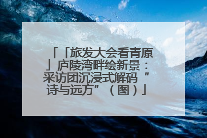 「旅发大会看青原」庐陵湾畔绘新景：采访团沉浸式解码“诗与远方”（图）