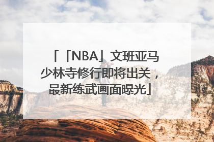 「NBA」文班亚马少林寺修行即将出关，最新练武画面曝光