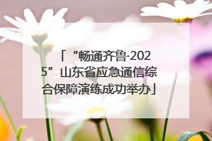 “畅通齐鲁·2025”山东省应急通信综合保障演练成功举办