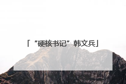 “硬核书记”韩文兵