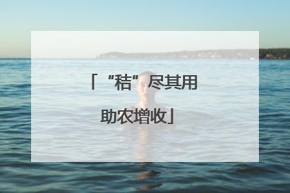 “秸”尽其用 助农增收