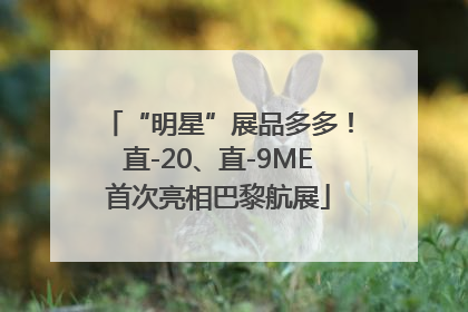 “明星”展品多多！直-20、直-9ME首次亮相巴黎航展