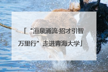 “洹泉涌流·招才引智万里行”走进青海大学