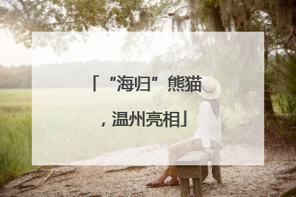 “海归”熊猫，温州亮相