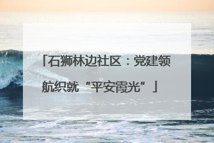 石狮林边社区：党建领航织就“平安霞光”