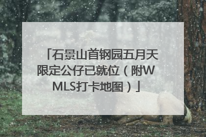 石景山首钢园五月天限定公仔已就位（附WMLS打卡地图）