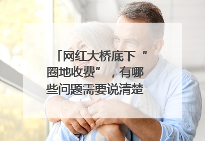 网红大桥底下“圈地收费”，有哪些问题需要说清楚｜新京报快评