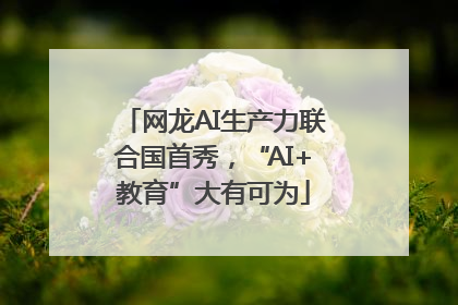 网龙AI生产力联合国首秀，“AI+教育”大有可为