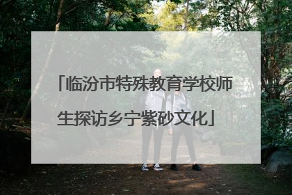 临汾市特殊教育学校师生探访乡宁紫砂文化