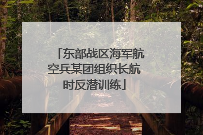 东部战区海军航空兵某团组织长航时反潜训练