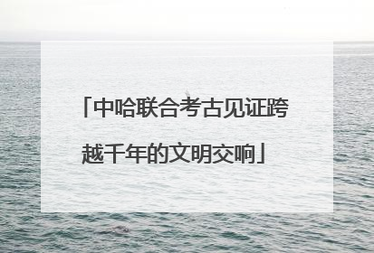 中哈联合考古见证跨越千年的文明交响