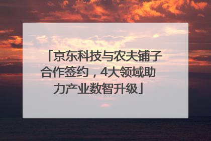 京东科技与农夫铺子合作签约，4大领域助力产业数智升级