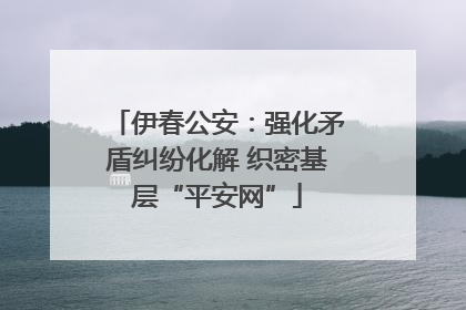 伊春公安：强化矛盾纠纷化解 织密基层“平安网”