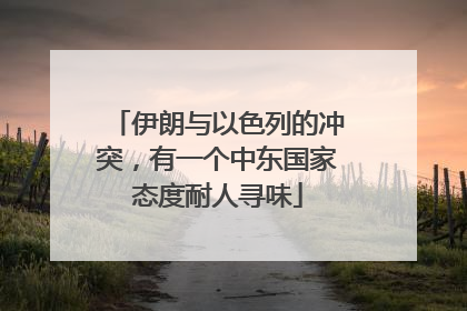伊朗与以色列的冲突，有一个中东国家态度耐人寻味