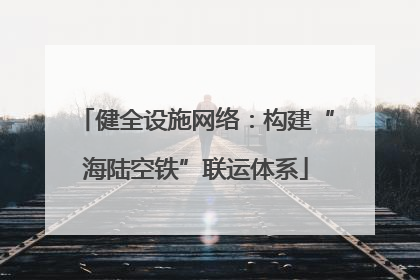 健全设施网络：构建“海陆空铁”联运体系
