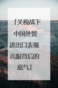 关税战下 中国外贸进出口表现亮眼背后的底气