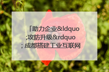 助力企业“攻防升级” 成都搭建工业互联网安全供需对接平台