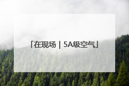 在现场｜5A级空气
