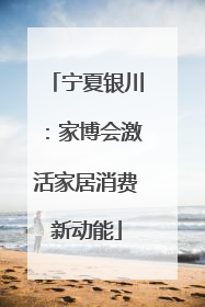 宁夏银川：家博会激活家居消费新动能