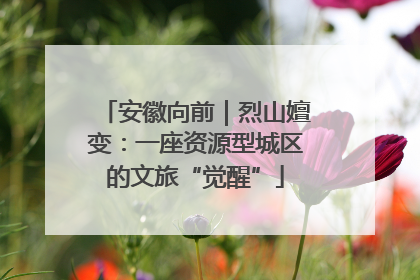 安徽向前｜烈山嬗变：一座资源型城区的文旅“觉醒”
