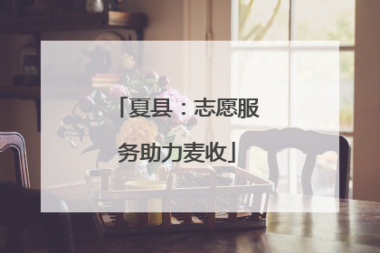 夏县：志愿服务助力麦收