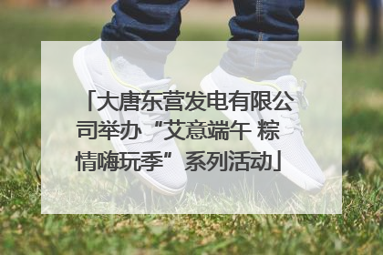 大唐东营发电有限公司举办“艾意端午 粽情嗨玩季”系列活动