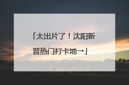 太出片了！沈阳新晋热门打卡地→