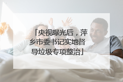 央视曝光后，萍乡市委书记实地督导垃圾专项整治