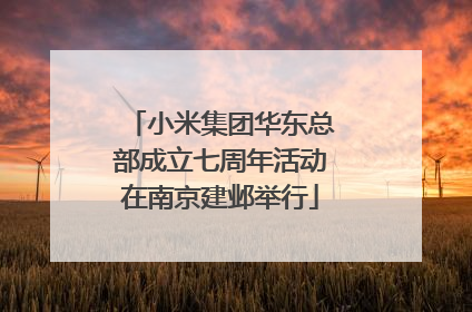 小米集团华东总部成立七周年活动在南京建邺举行
