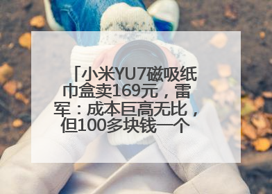 小米YU7磁吸纸巾盒卖169元，雷军：成本巨高无比，但100多块钱一个纸巾盒还是贵