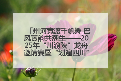 州河竞渡千帆舞 巴风賨韵共潮生——2025年“川渝陕”龙舟邀请赛暨“划遍四川”达川站圆满收官