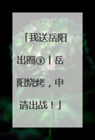 我送岳阳出圈③丨岳阳烧烤，申请出战！