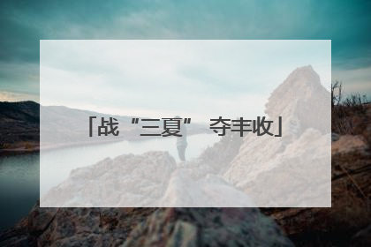 战“三夏” 夺丰收