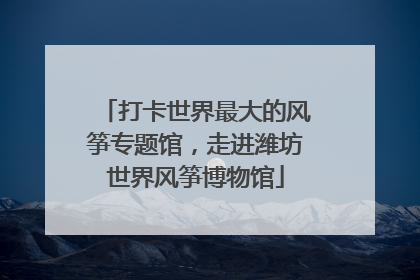 打卡世界最大的风筝专题馆，走进潍坊世界风筝博物馆