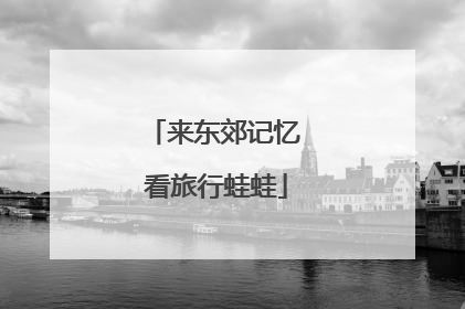来东郊记忆 看旅行蛙蛙