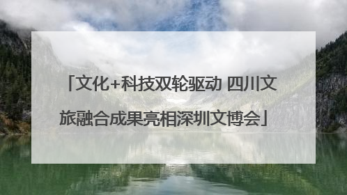 文化+科技双轮驱动 四川文旅融合成果亮相深圳文博会
