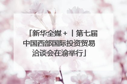 新华全媒＋丨第七届中国西部国际投资贸易洽谈会在渝举行
