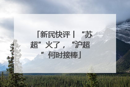 新民快评丨“苏超”火了，“沪超”何时接棒