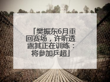 樊振东6月重回赛场，许昕透露其正在训练：将参加乒超