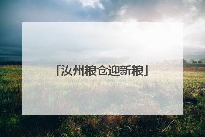 汝州粮仓迎新粮