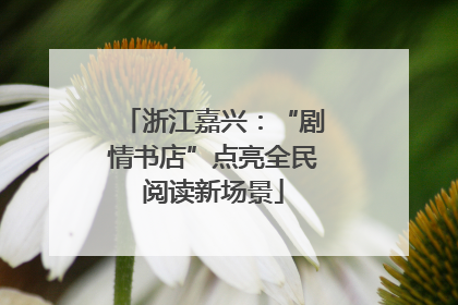 浙江嘉兴：“剧情书店”点亮全民阅读新场景