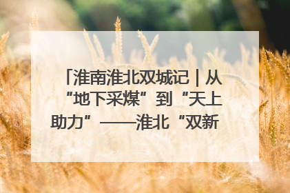 淮南淮北双城记｜从“地下采煤”到“天上助力”——淮北“双新”产业突围记