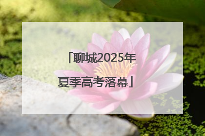 聊城2025年夏季高考落幕