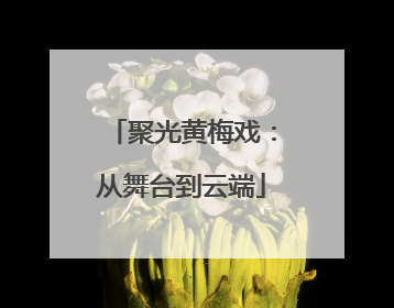 聚光黄梅戏：从舞台到云端