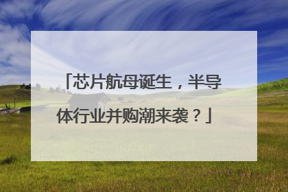 芯片航母诞生，半导体行业并购潮来袭？