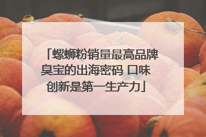 螺蛳粉销量最高品牌臭宝的出海密码 口味创新是第一生产力