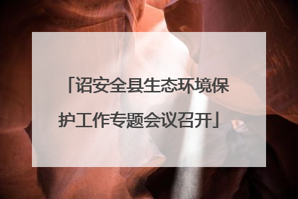 诏安全县生态环境保护工作专题会议召开