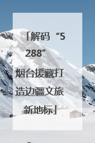 解码“5288” 烟台援藏打造边疆文旅新地标