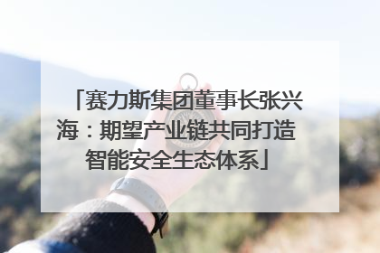 赛力斯集团董事长张兴海：期望产业链共同打造智能安全生态体系