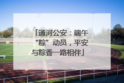通河公安：端午“粽”动员，平安与粽香一路相伴